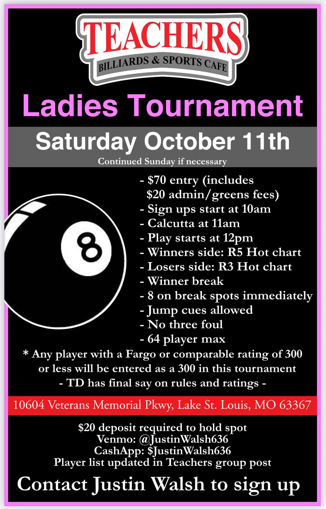 Tournament flyer / rules image
